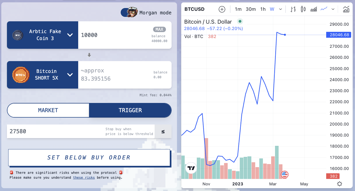 trigger feature UI